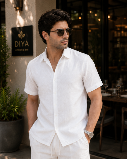 ZARA Men's Linen Coard Set Stylish