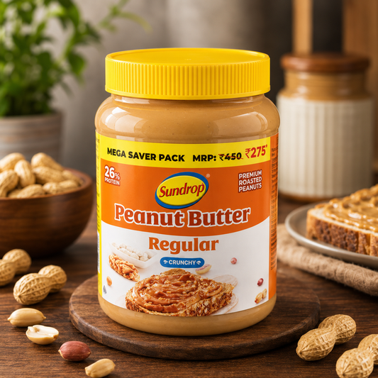 Sundrop Peanut Butter Regular Crunchy - 924g