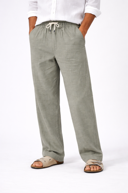 Zara Linen Elastic Pajama