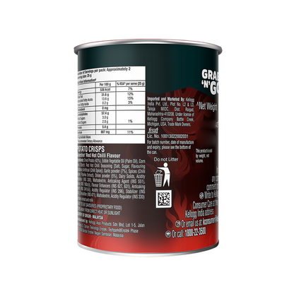 Pringles Scorchin’ Red Hot Chilli Potato Chips - 40g