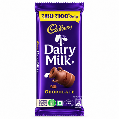 Cadbury Dairy Milk Family Pack Chocolate Bar - 105g