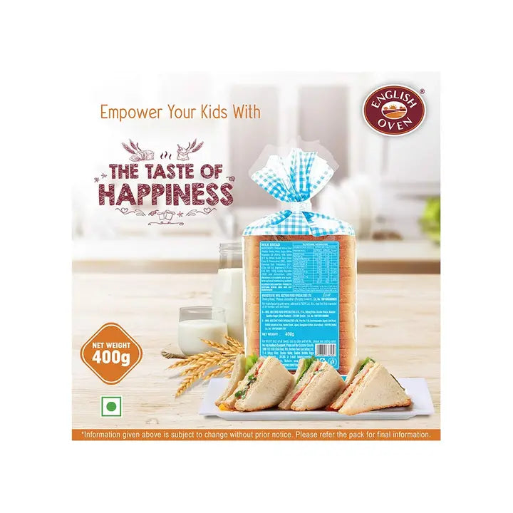 English Oven Milk Bread - 400g