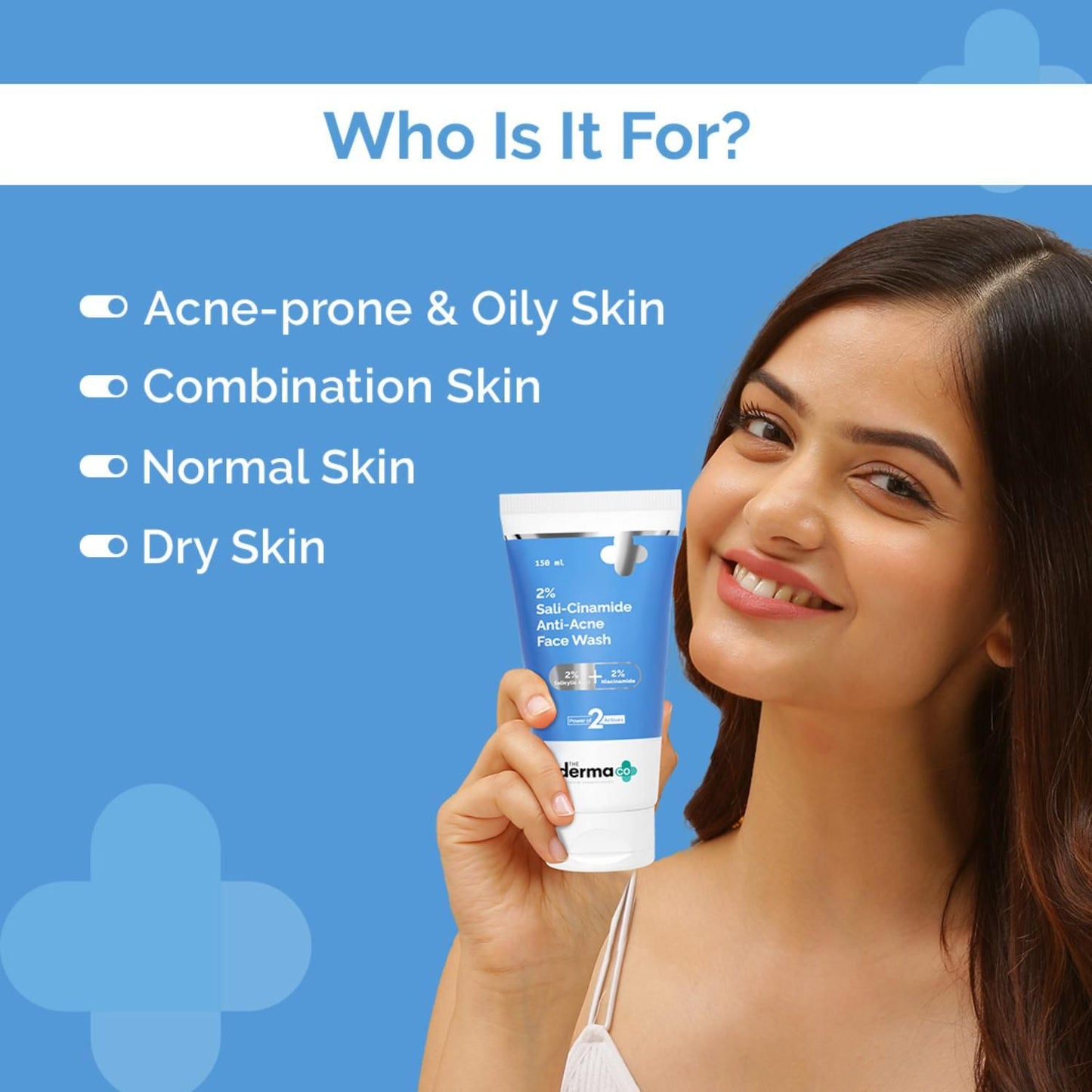 The Derma Co Sali-Cinamide Anti-Acne Face Wash 150ml