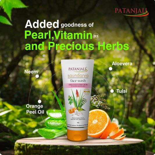Patanjali Saundarya Face Wash (100g)