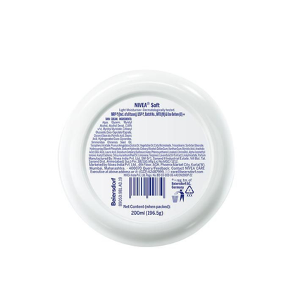 Nivea Soft Light Moisturizing Cream 200ml