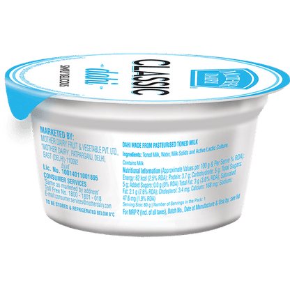 Mother Dairy Classic Dahi - 80g