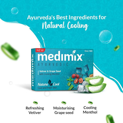 Medimix Ayurvedic Nature Cool soap - 75g (Pack of 4)