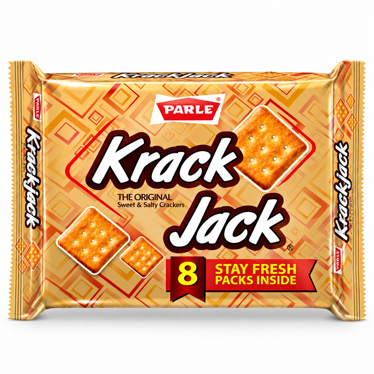 Parle Krackjack Sweet & Salty Crackers Biscuits  - 352g