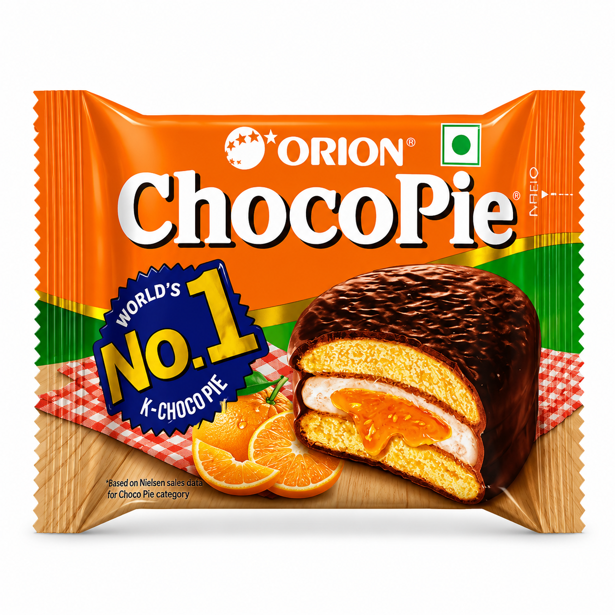 Orion Chocopie Orange - 1 Pcs