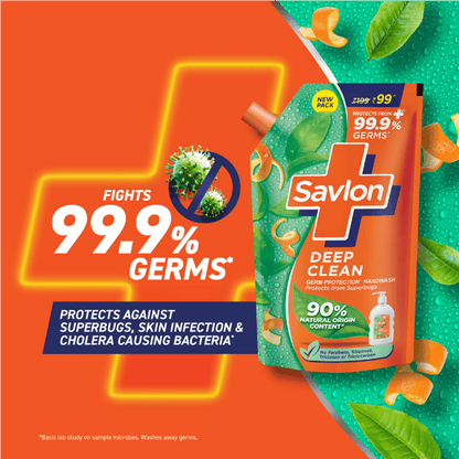 Savlon Deep Clean Germ Protection Liquid Hand Wash Refill - 175ml