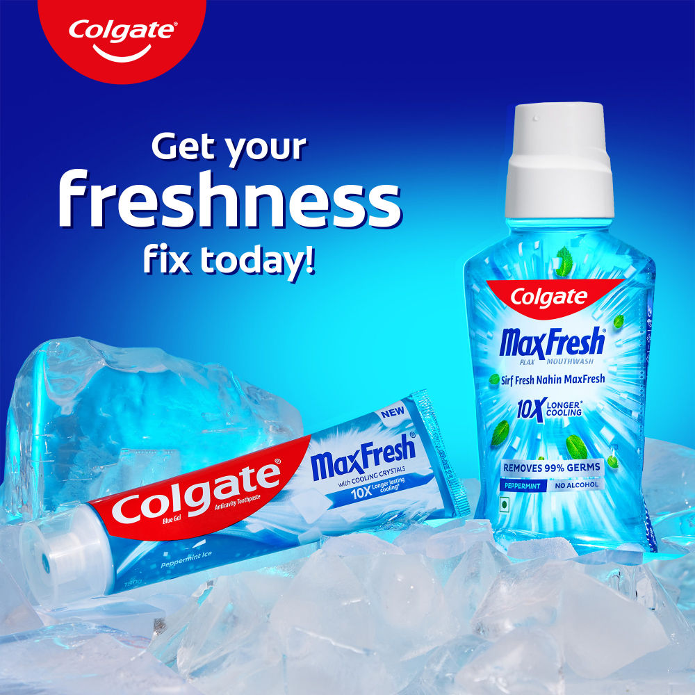 Colgate MaxFresh Peppermint Ice Gel Toothpaste 150g