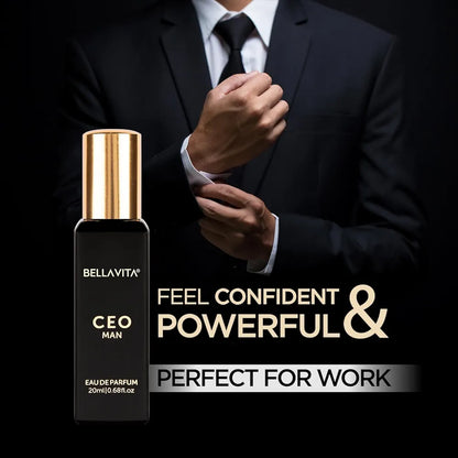 BELLAVITA CEO Man & White Oud Unisex Perfume for Man & Women - 2x20ml