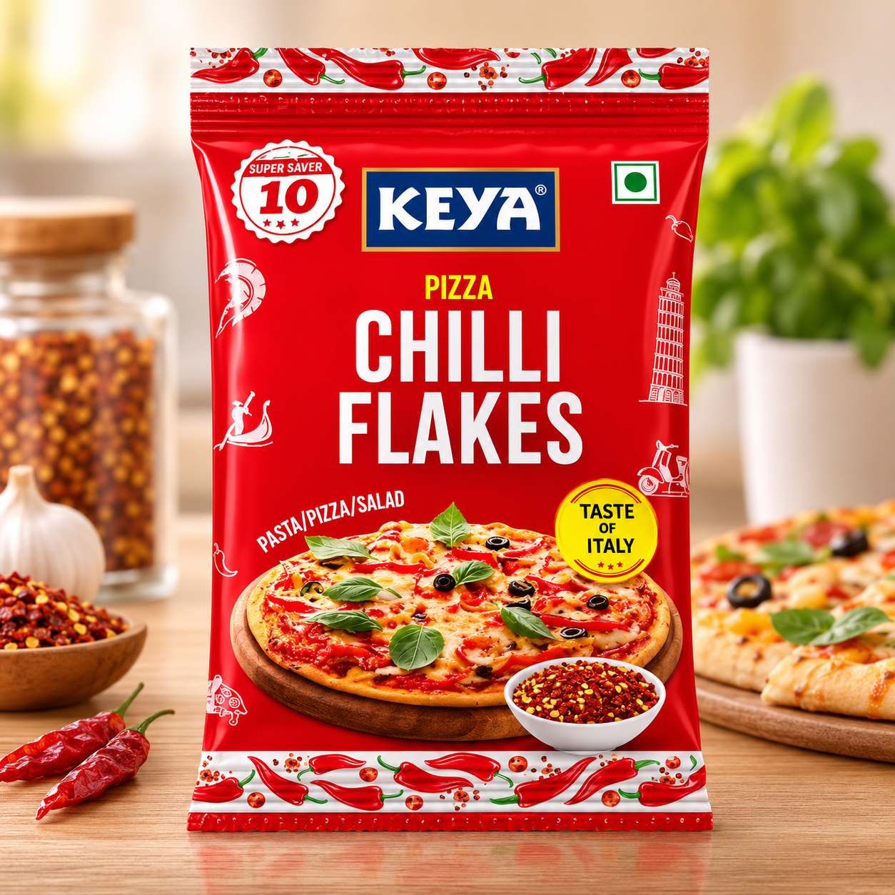 Keya Chilli Flakes - 8g