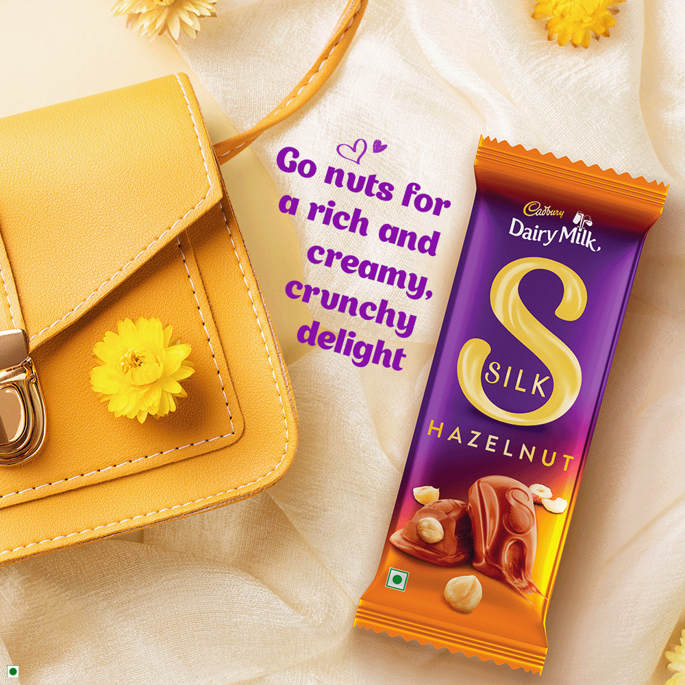 Cadbury Dairy Milk Silk Hazelnut Milk Chocolate Bar - 54g