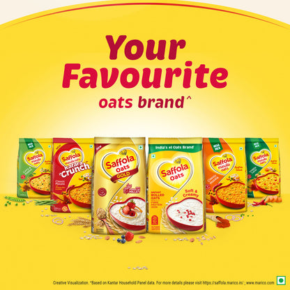 Instant Rolled Saffola Oats 1kg + 300g free