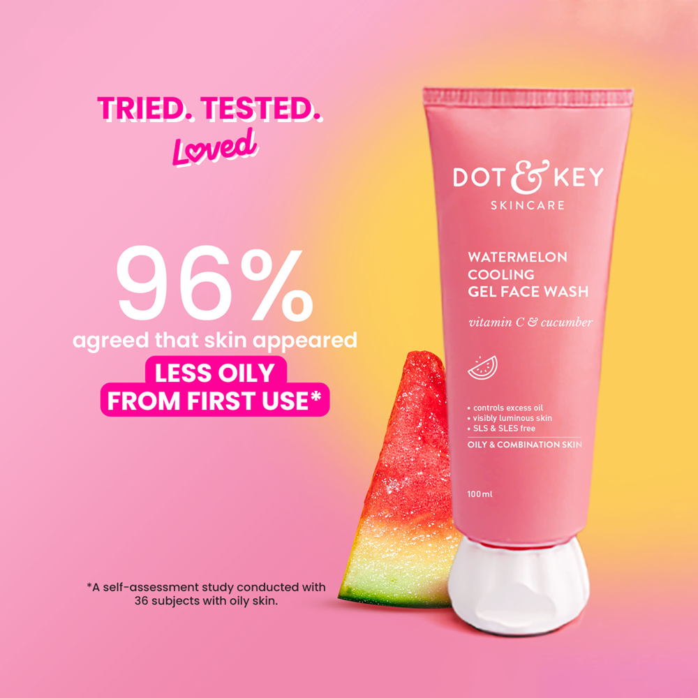 Dot & Key Watermelon Cooling Gel Face Wash - 100ml