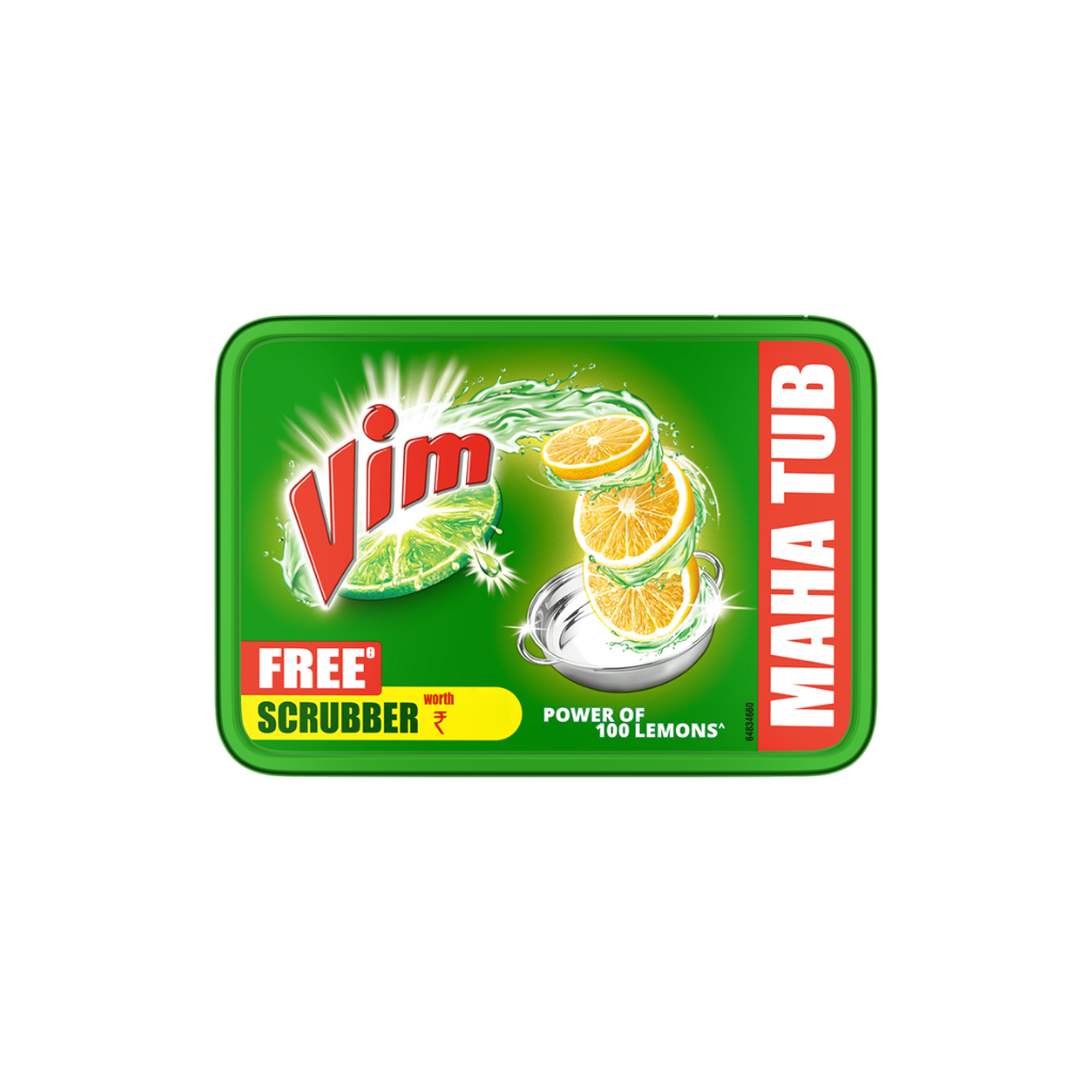 Vim Lemon Tub Dishwashing Tub (500 g)