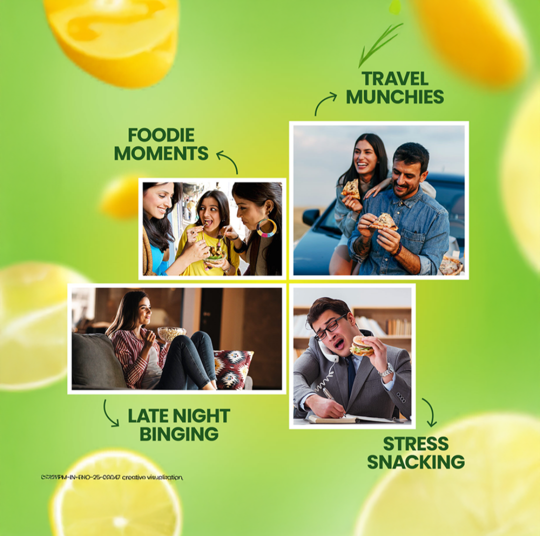 Eno Fruit Salt Sachets - Lemon Flavour, 6 Sachets