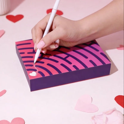 Sweet Hearts - Valentine's Day Gift Box - Pack of 6 Heart Shaped Treats