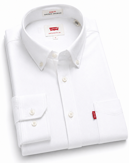 Levi's Solid Slim Fit Oxford Shirt