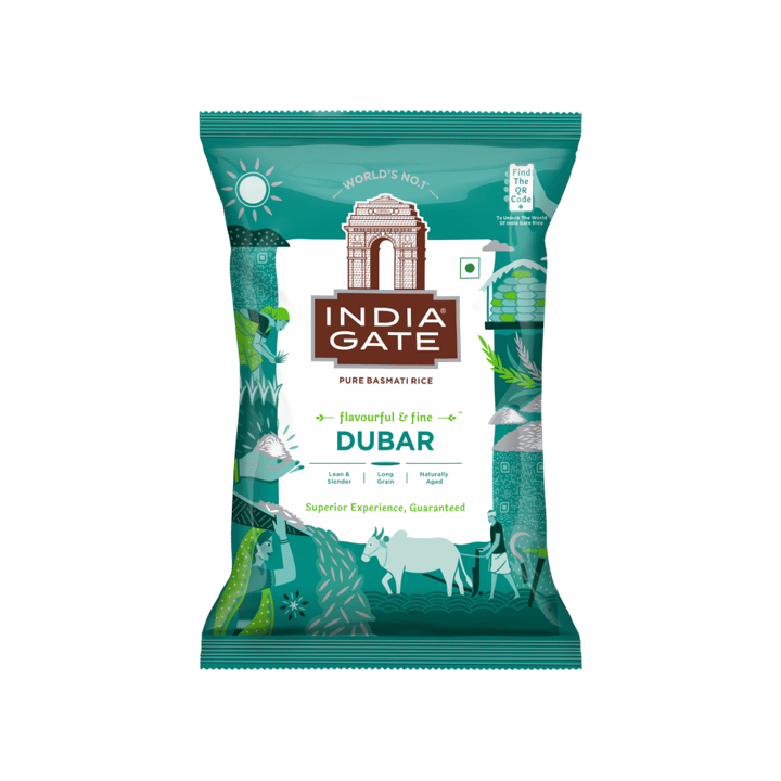 India Gate Basmati Rice Dubar - 1kg