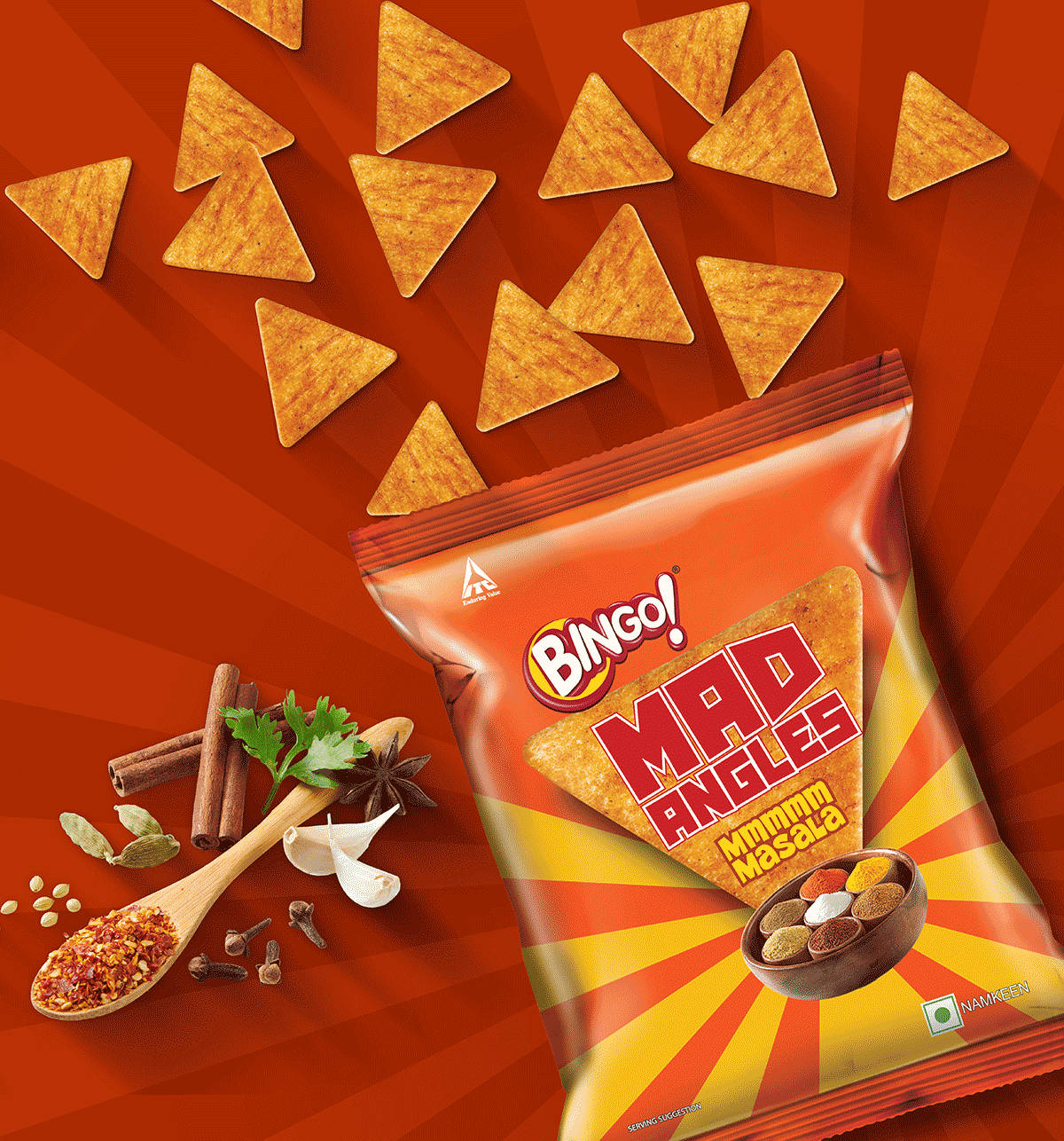 Bingo Mad Angels Mmmm Masala - 64g