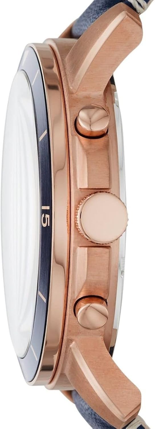 Fossil Men'S Grant Blue Leather Watch