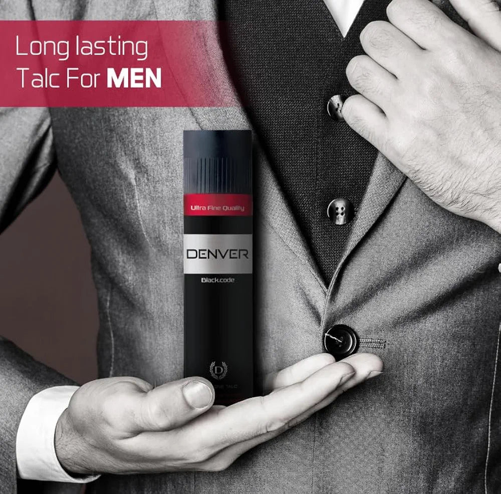 DENVER Black Code Cologne Talc - 50g