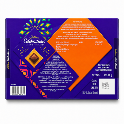 Cadbury Celebration  Chocolate Gift Pack - 153.9g