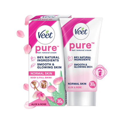 Veet Aloe & Rose Normal Skin Hair Removal Cream - 30g