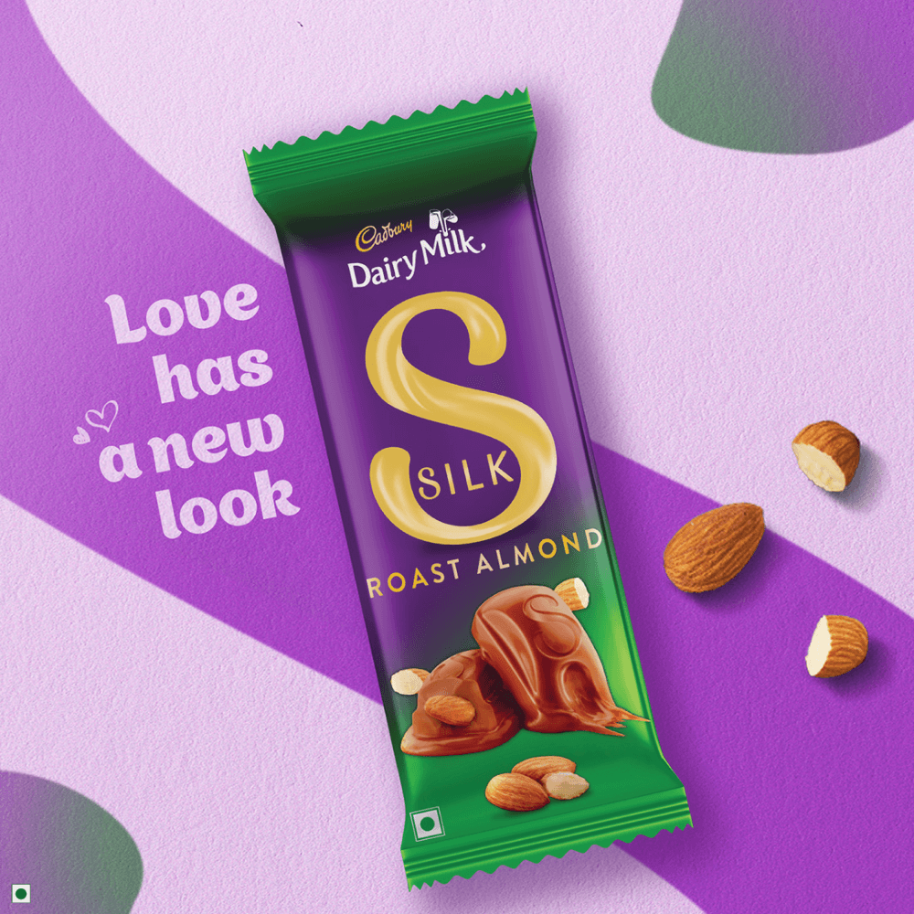 Cadbury Dairy Milk Silk Roast Almond Milk Chocolate Bar - 52g