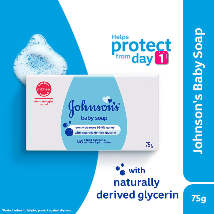 Johnson's Baby Soap with New Easy Grip Shape 75g