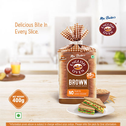 English Oven Brown Bread - 400g