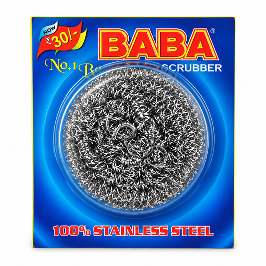 Steel Fibre Stainless Steel Scrubber For Kitchen - 1 N