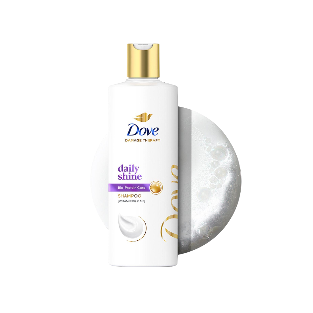 Dove Daily Shine Shampoo For Dull Hair - 340ml