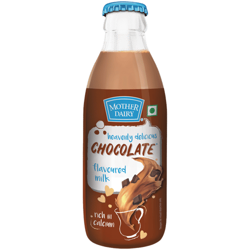 Mother Dairy Chocolate Flavoured Milk - 180ml