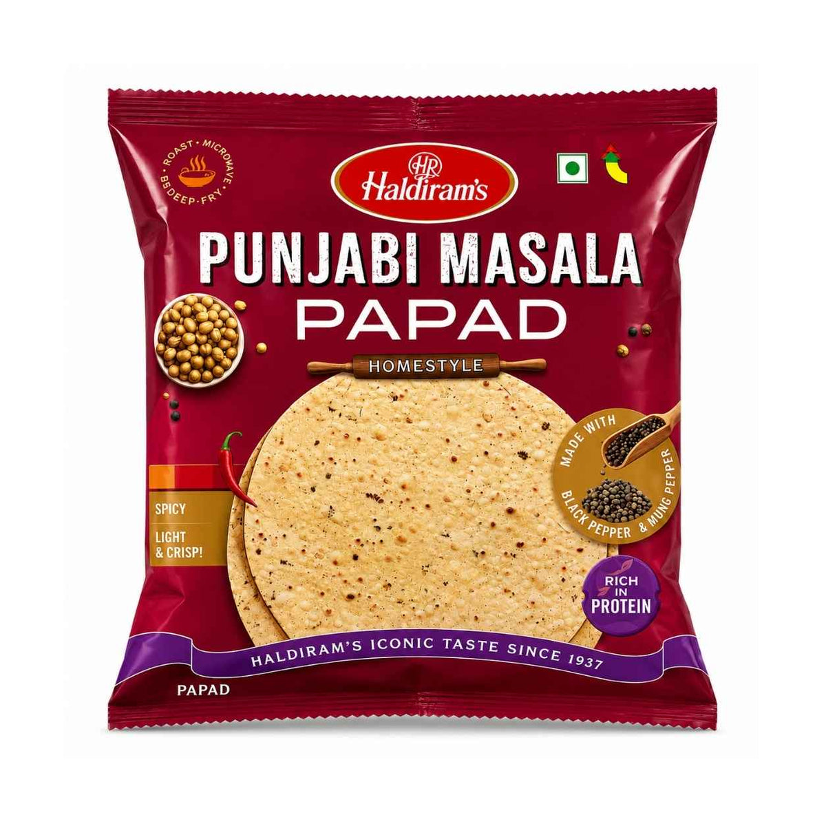 Haldiram Punjabi Masala Papad -200g