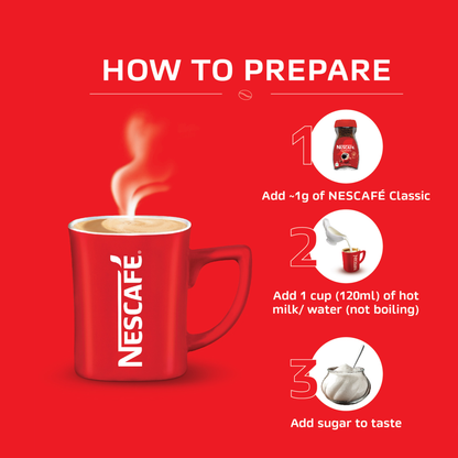 Nescafe Classic - 100% Pure Instant Coffee Powder - 45 g