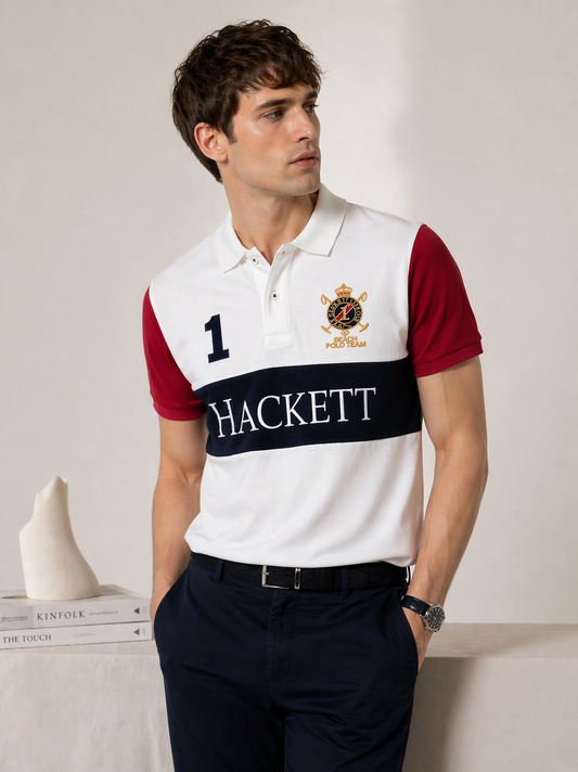 HACKETT Premium Cotton Polo T-Shirt