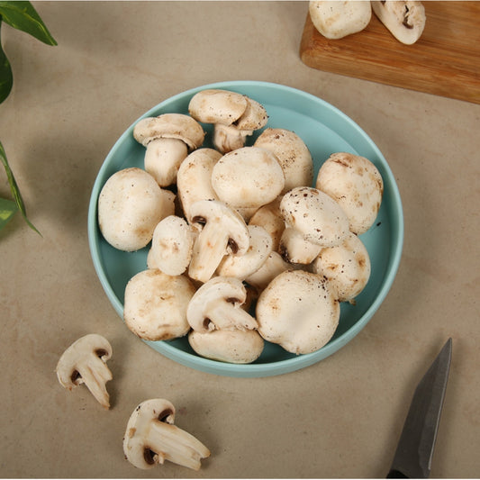 Button Mushroom ( मशरूम ) -200g 1 Pack