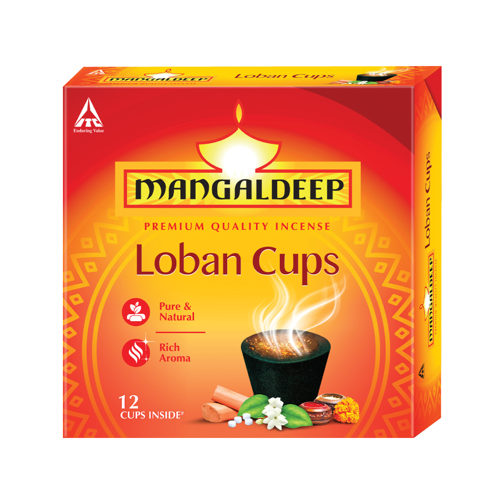 Mangaldeep Loban Dhoop Cup - 12 Cups