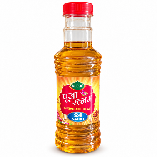 Pooja Sughandhit Til Edible Oil -180 ml