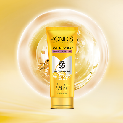 POND’S Sun Miracle SPF 55 PA+++ Light Sunscreen - 100g