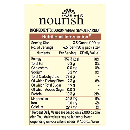 Nourish Suji Pasta -450g
