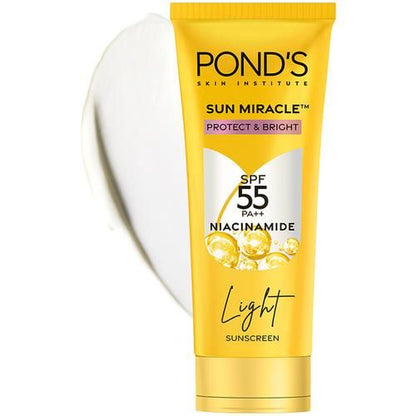 POND’S Sun Miracle SPF 55 PA+++ Light Sunscreen - 100g
