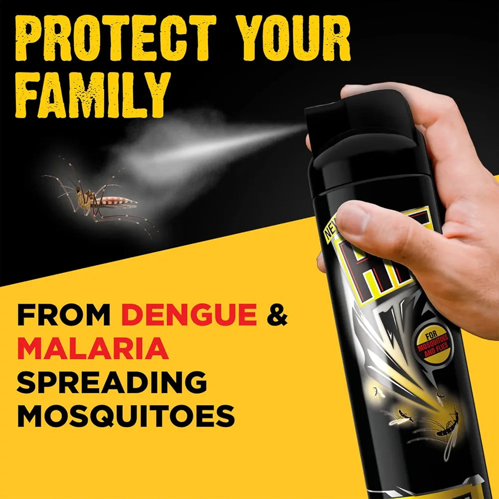 HIT Flying Insect Killer - Mosquito & Fly Killer Spray - 320ml