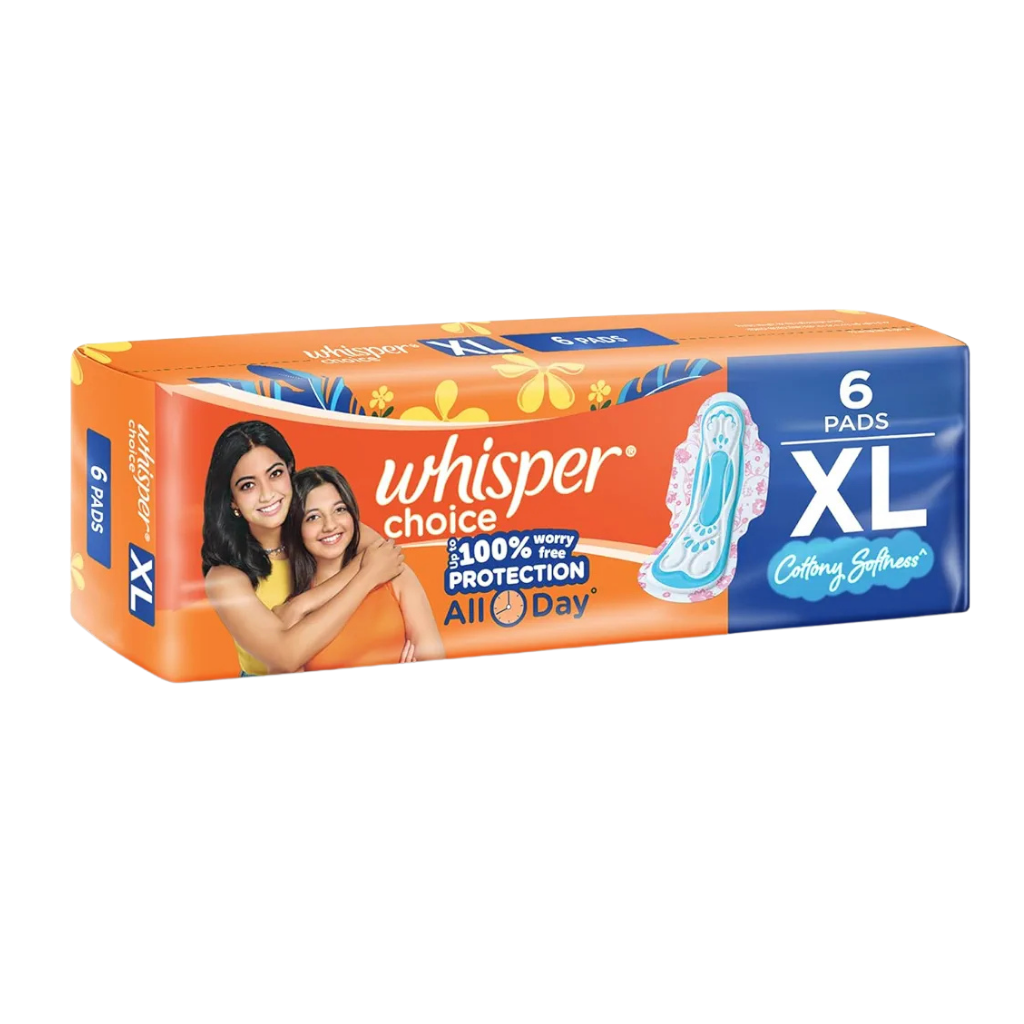 Whisper Choice XL 6 Pads + 1 Free