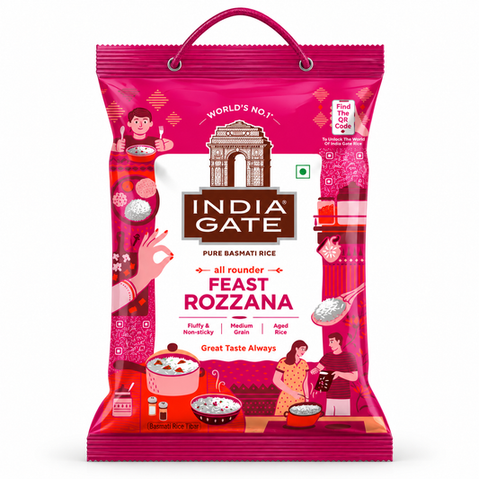 India Gate Feast ROZZANA Basmati Rice - 5kg