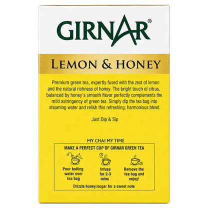 Girnar Lemon & Honey Green Tea - 25N
