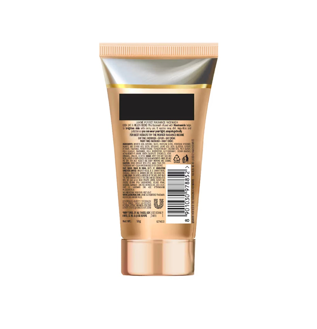 LAKME Perfect Radiance Facewash (50g)